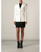 Versace Military Hestitch Jacket - Lyst