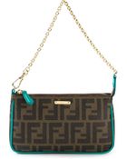 Fendi 'Zucca' Clutch - Lyst