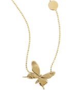 Lana Jewelry 14K Gold Social Butterfly Necklace - Lyst