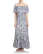 Rebecca Minkoff Devy Dot-Print Silk Maxi Dress - Lyst