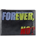 Kenzo Leather Clutch - Lyst
