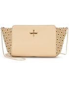 Pour La Victoire Leather Tapestry Shoulder Clutch - Lyst