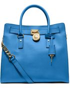 Michael Kors Michael Hamilton Saffiano Leather Tote - Lyst