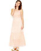 Maison Jules Polka Dot Lace Maxi Dress - Lyst