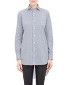 Salvatore Piccolo Abstract-Print High-Low Hem Shirt - Lyst
