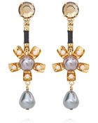 Tory Burch Rowan Flower Drop Earring - Lyst