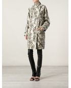 Emanuel Ungaro Zebra Print Coat - Lyst