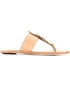 Aerin Pearce Embellished Leather Sandals - Lyst
