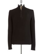 Michael Kors Thermal Quarter-Zip Sweater - Lyst