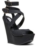 Steve Madden Xfoliate Wedge Sandals - Lyst