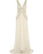 Temperley London Romily Embellished Silkblend Chiffon Gown - Lyst