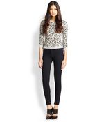 Diane von Furstenberg Leopard-Patterned Sweater - Lyst
