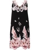 Christopher Kane Lace-Trimmed Crepe Dress - Lyst