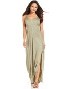 DKNY Sleeveless Sequin Maxi Dress - Lyst