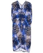 Zero + Maria Cornejo Blue Wren Ina Dress - Lyst