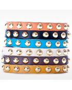 Linea Pelle Skinny Dome Stud Bracelet - Lyst