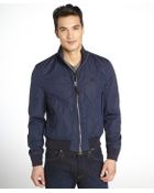 Burberry Brit Navy Bomber Jacket - Lyst