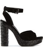 Bottega Veneta Intrecciato Sandals - Lyst