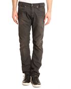 Diesel Destroy Lakop Black Slim Fit Jeans - Lyst