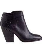 Dolce Vita Hilary Ankle Boot Black Leather - Lyst