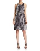 Ali Ro Tonal Metallic Tank Dress - Lyst