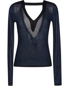 Dion Lee Lurex Knitted Sweater - Lyst