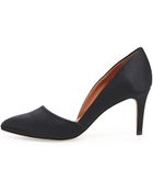 Rebecca Minkoff Brie Suede Cutaway Pump - Lyst
