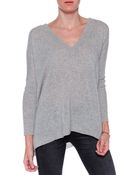 Subtle Luxury Double V Neck - Lyst