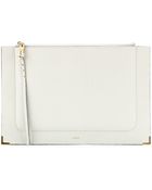 ChloƩ Ghost Leather Clutch - Lyst