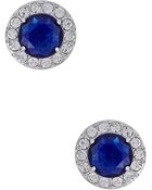 Kate Spade Basket Pave Stud Earrings - Lyst