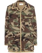 Saint Laurent Cotton Jacket - Lyst
