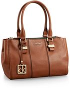 Calvin Klein Caitlin Double Zip Satchel - Lyst