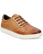 Joe's Jeans Textured Leather Sneakers - Lyst