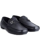 Ermenegildo Zegna Printed Leather Driving Shoes - Lyst