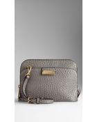 Burberry Small Signature Grain Leather Crossbody Bag - Lyst