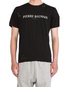 Balmain Tee - Lyst