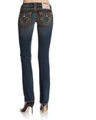 True Religion Straight-Leg, Top-Stitched Jeans - Lyst