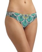 Mara Hoffman Featherprint Bikini Bottom - Lyst