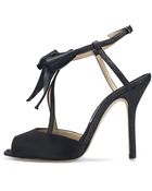 Oscar de la Renta Satin Brandi Sandals - Lyst