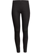 H&M Stretch Trousers - Lyst