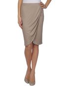 Ralph Lauren Black Label Knee Length Skirt - Lyst