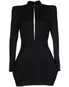 Balmain Short Dress - Lyst