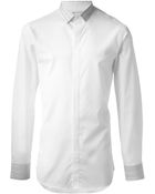 Neil Barrett Contrast Collar Shirt - Lyst