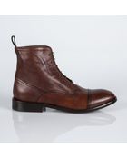 Paul Smith Dip-Dyed Tan Buffalo Leather Angus Boots - Lyst