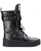 Marc By Marc Jacobs Leather Platform Boots - Lyst