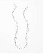 Ann Taylor Modern Classic Long Oval Link Necklace - Lyst