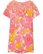 Matthew Williamson Floral-Print Silk Mini Dress - Lyst
