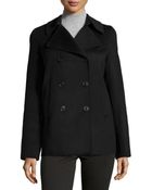 Vince Wool-Blend Double-Breasted Peacoat - Lyst