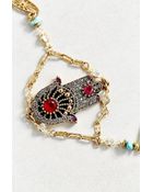 Vanessa Mooney Hand Of Fatima Bracelet - Lyst