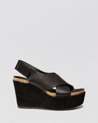 Steven By Steve Madden Open Toe Platform Wedge Sandals - Genesis - Lyst